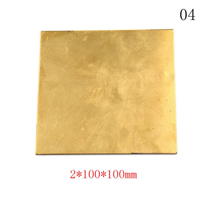 💰Kaufe Messing Metall Dünne Blech Folienplatte Dick 0,5 Mm / 0,8 Mm / 1 Mm / 2 Mm 100 X 100 Mm Diy Teile Zum Besten Preis Im Online-Shop Bei Joom
