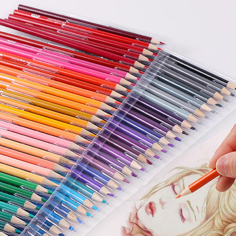 Buy Brutfuner 72 Color Pencil Set Wood Oil Colored Pencils Set for