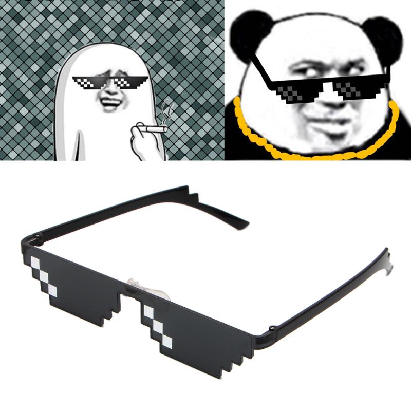 Buy Cool 3 Bit MLG Pixelated Sunglasses Deal With It Glasses Pixel