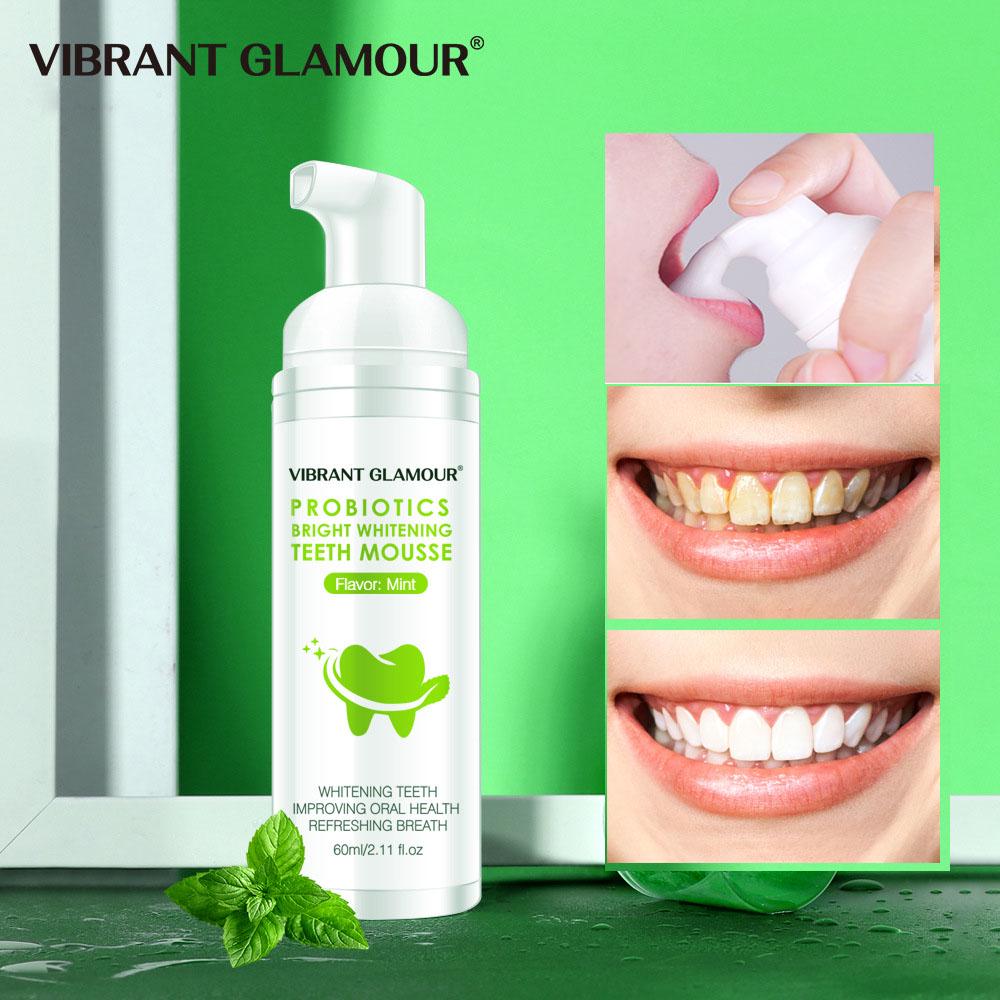 Buy VIBRANT GLAMOUR Tooth Whitening Mousse Mint Toothpaste Remove