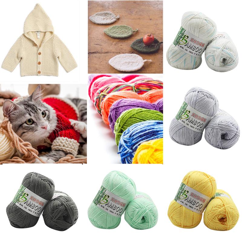 Buy New 100 Bamboo Cotton Warm Soft Natural Knitting Crochet Knitwear