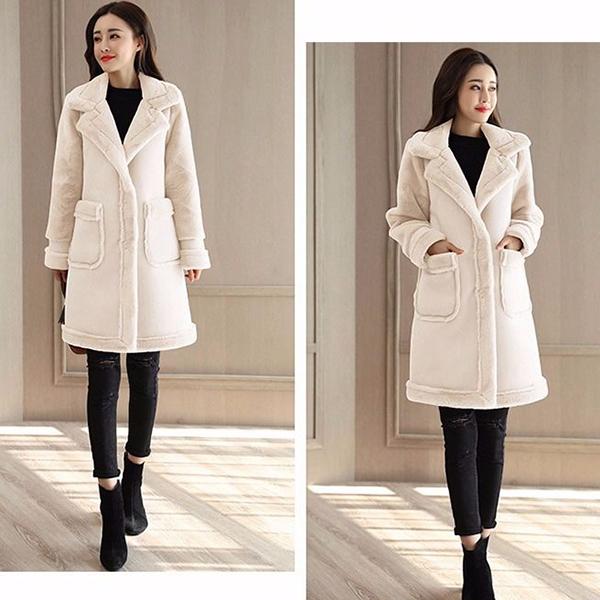 Buy Fashionable Temperament Midlength Fur Allinone Women's Cotton