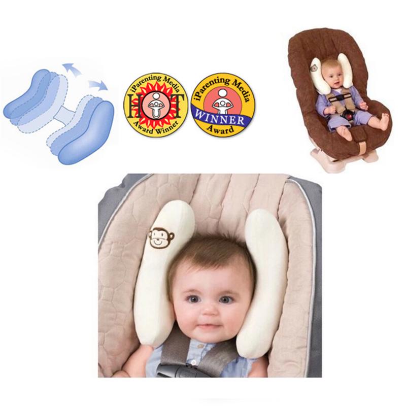 Baby Safe Car Seat Headrest Stroller Pillow Newborn Kid Adjustable Pad