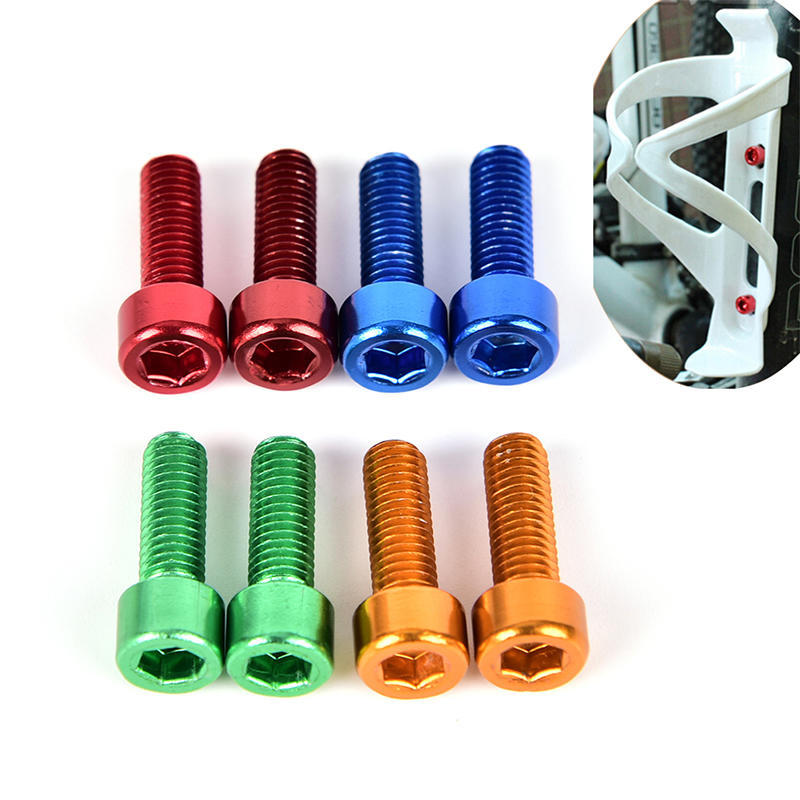 Buy Bike Water Bottle Cage Bolts M5*15MM Aluminium Alloy Hex Tapping Screws at affordable prices