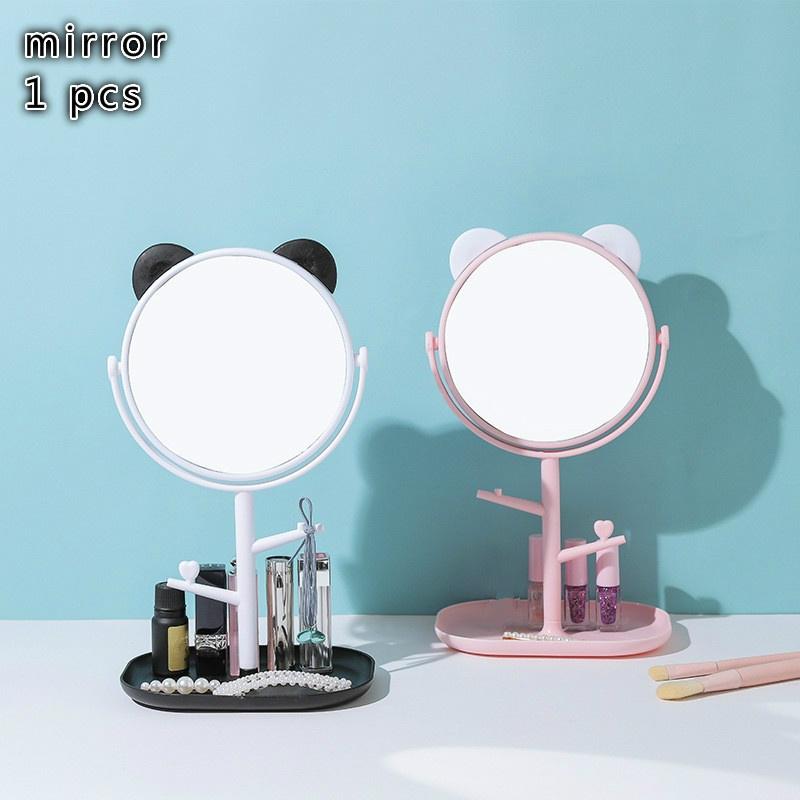 Buy Cute Makeup Mirror Desktop Dressing Mirror Household Large Rotating