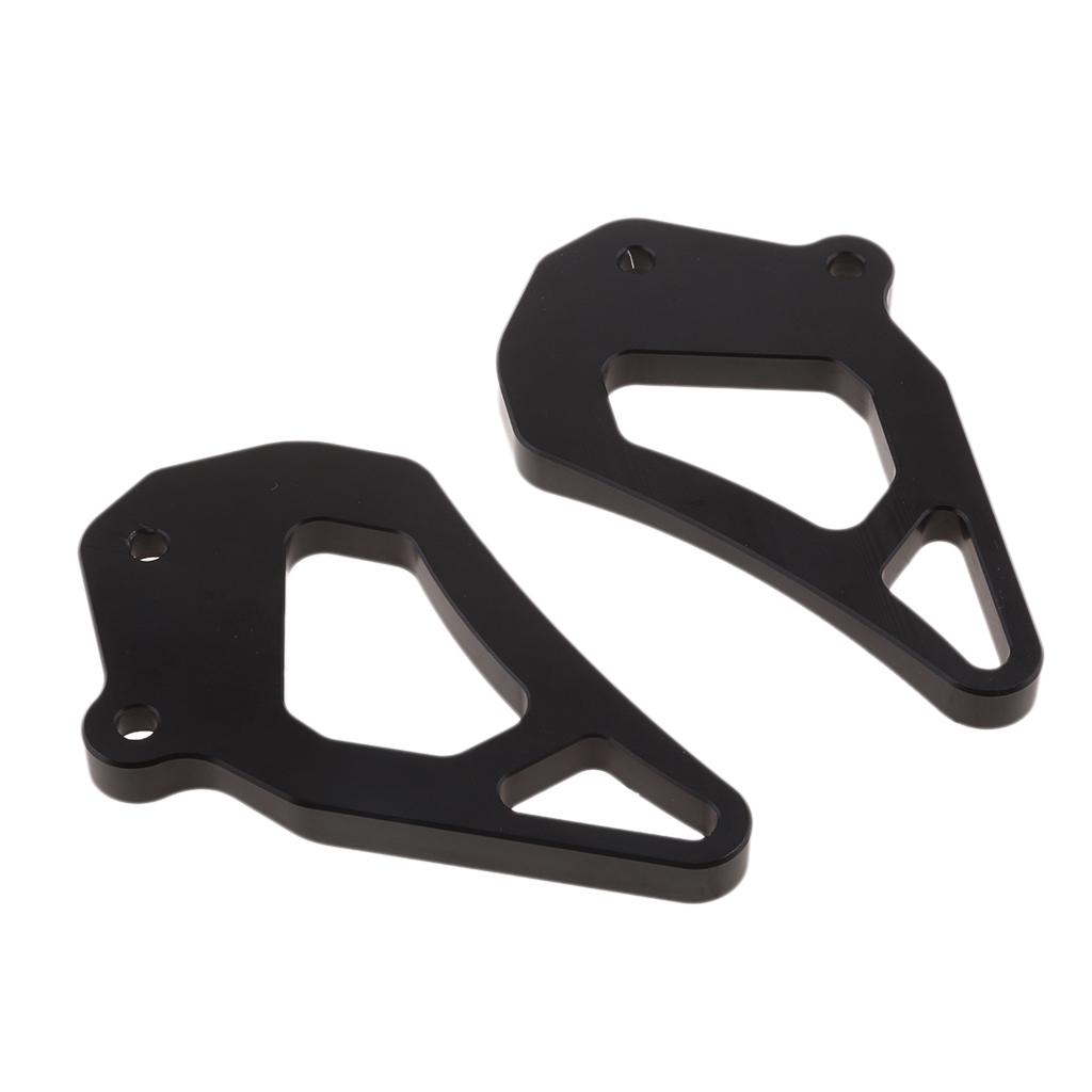Buy Foot Pegs Heel Guard Plates for BMW R1200GS LC/ADV 1516 Black at