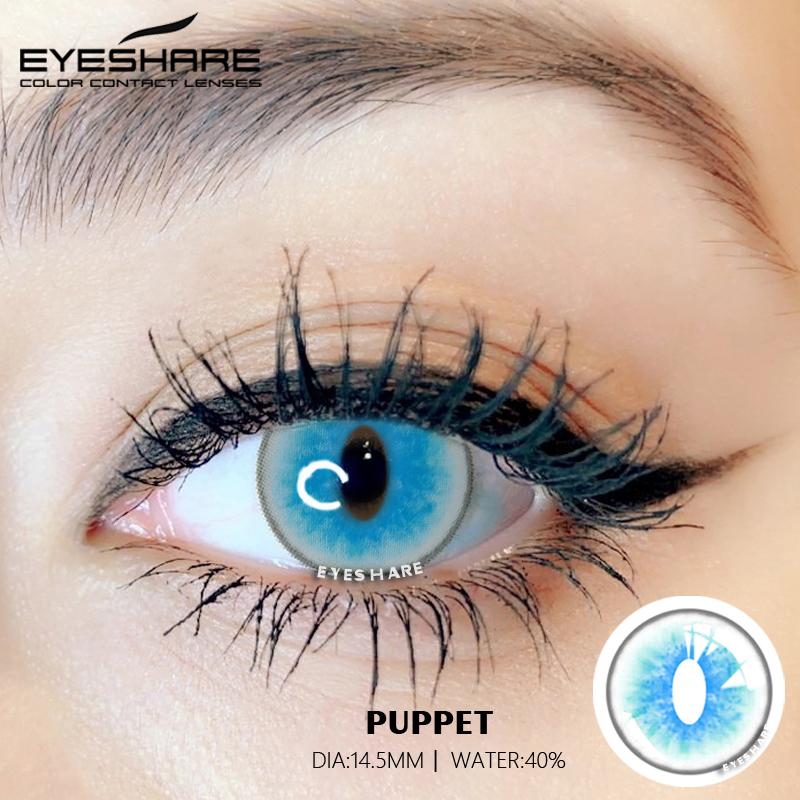 Blue Cat Eyes Contacts