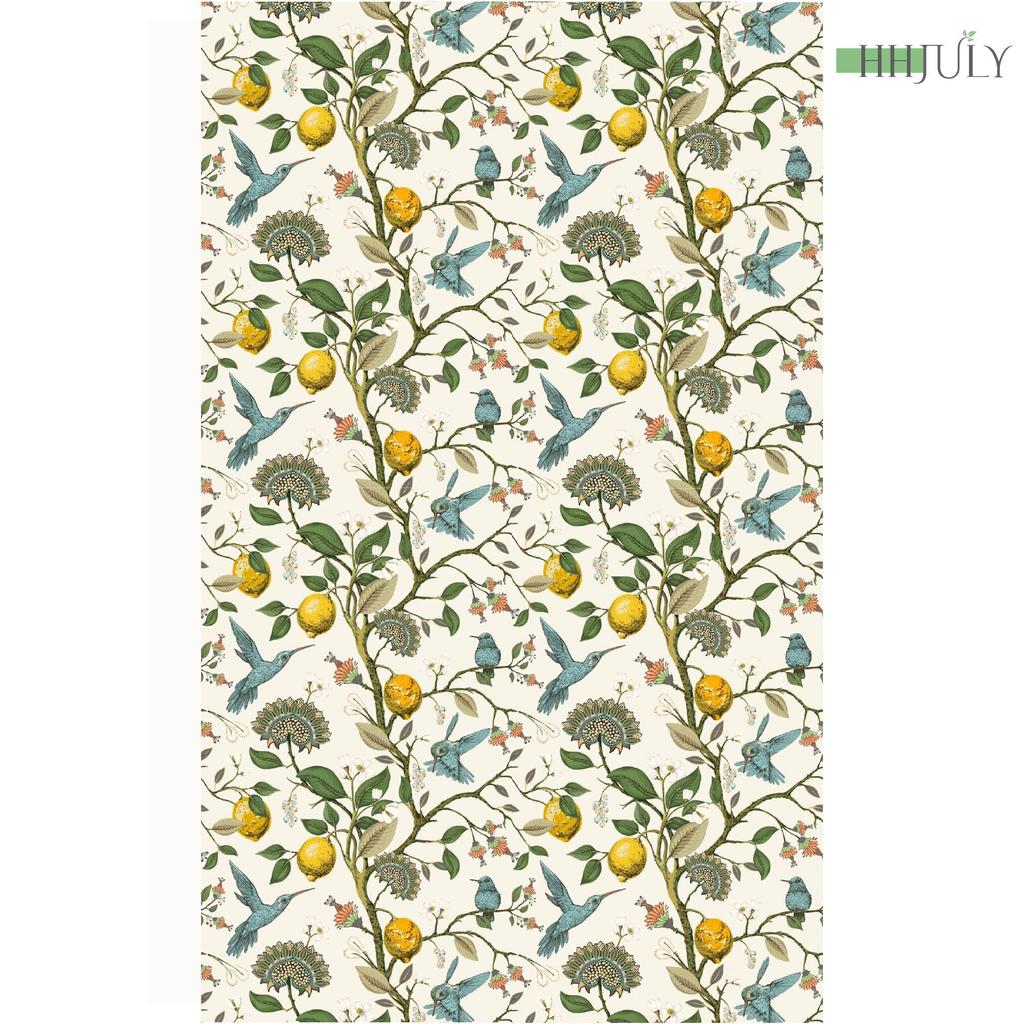 Buy Animals And Plants Vinyl Self Adhesive Wallpapers Living Room