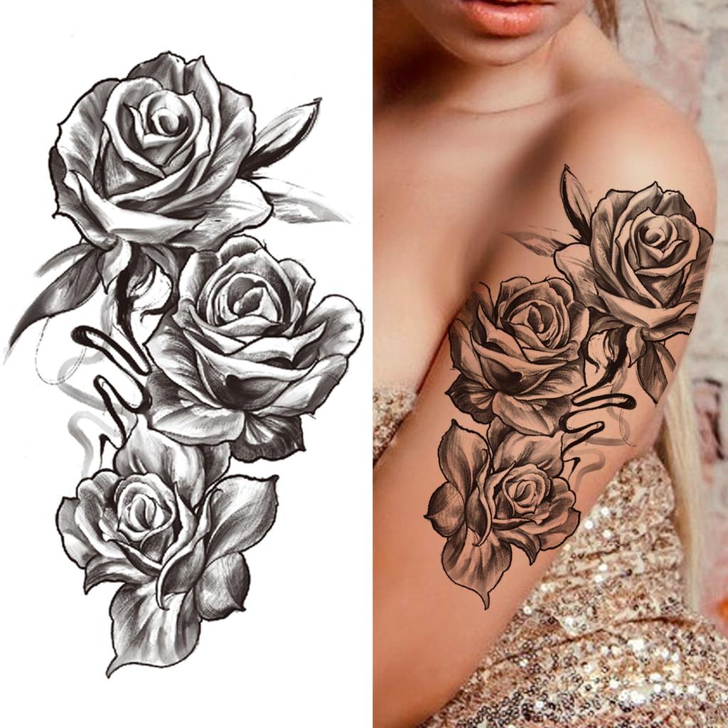 Black Wolf Forest Temporary Tattoo For Men Women Adult Mechanical Arm Compass Tattoo Lion Wolf Fake Stickers Forearm Thigh Tatoo Acquista In Modo Economico — Spedizione Gratuita, Recensioni Reali Con Foto — Joom 1024_x_1024_jpg