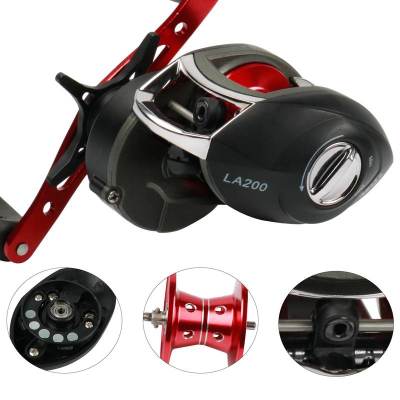Buy Bait Casting Fishing Reel Precision Machined Low Noise High Speed