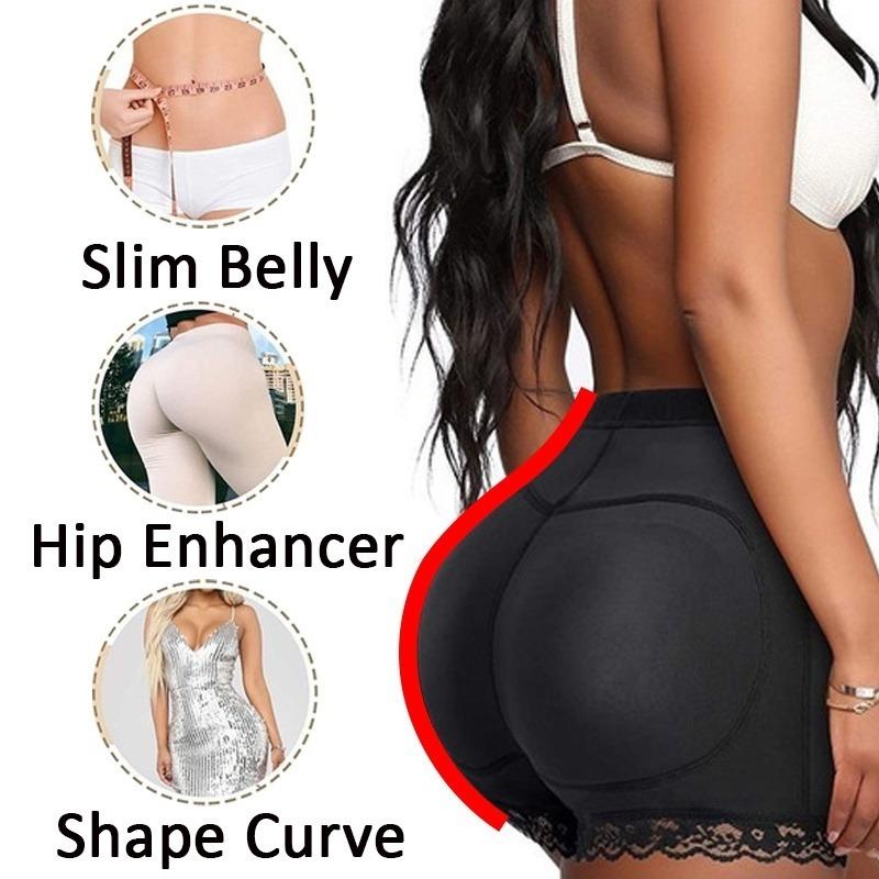 Buy Womens Padded Shorts Bum Push Up Panties Body Shaper Booty Lifter