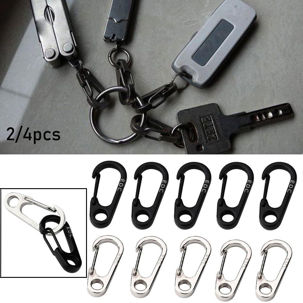 EDC Gear Safety Travel Tools Outdoor Hook Camping Keyring Spring Clips