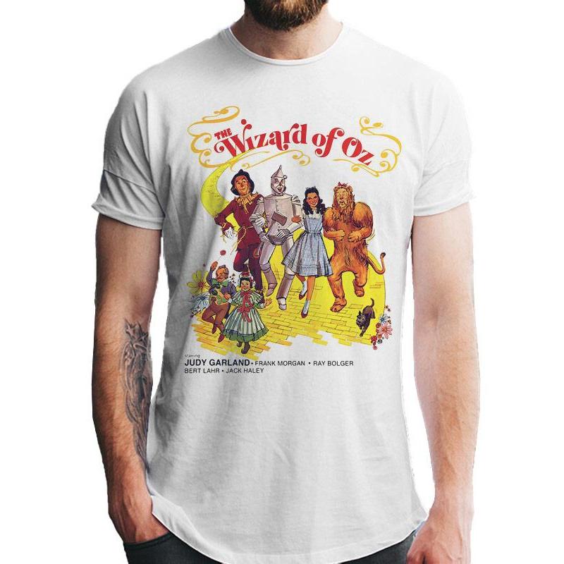 Buy The Wizard Of Oz Unisex Adults Poster Design TShirt (Blanc