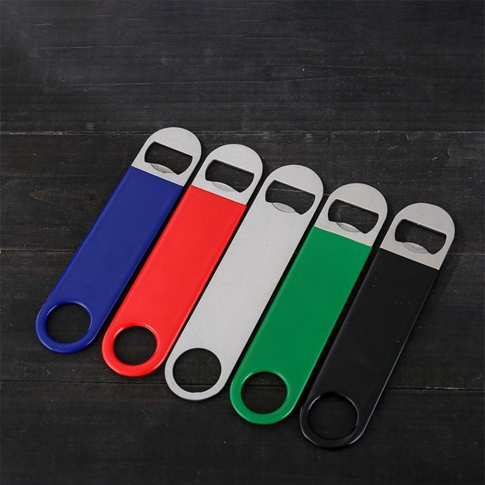 7 inch Bartender Bottle Opener Rubber Coated Kitchen Tools Beer Bottle