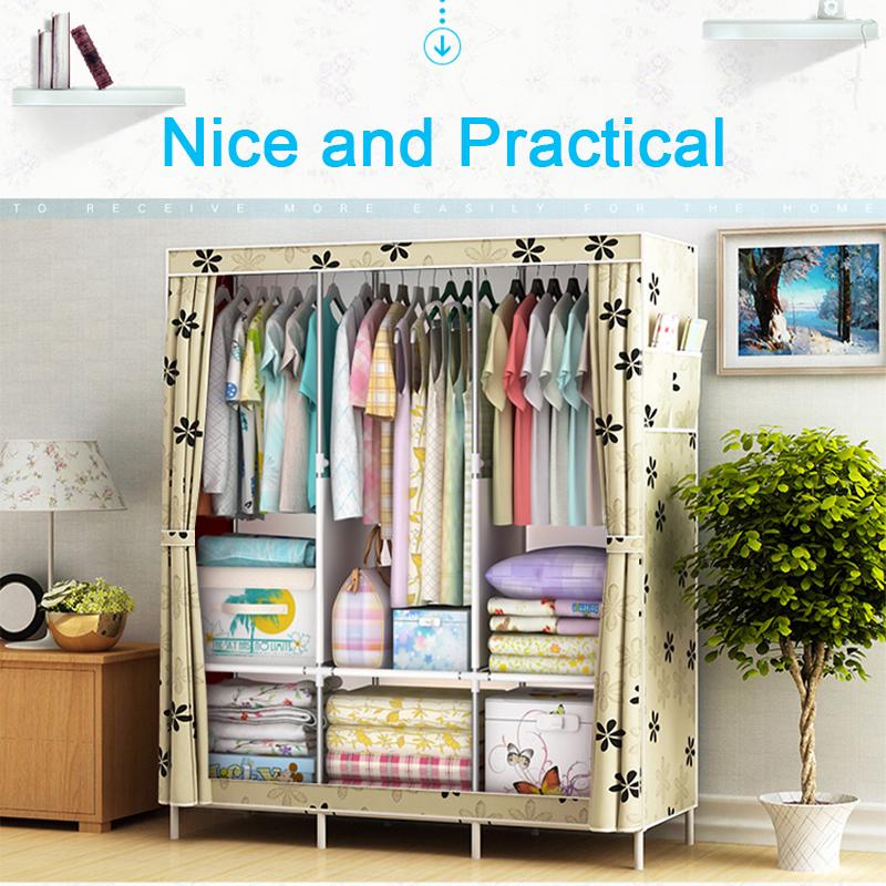 Buy Multipurpose Nonwoven Fabric Cloth Wardrobe Folding Portable