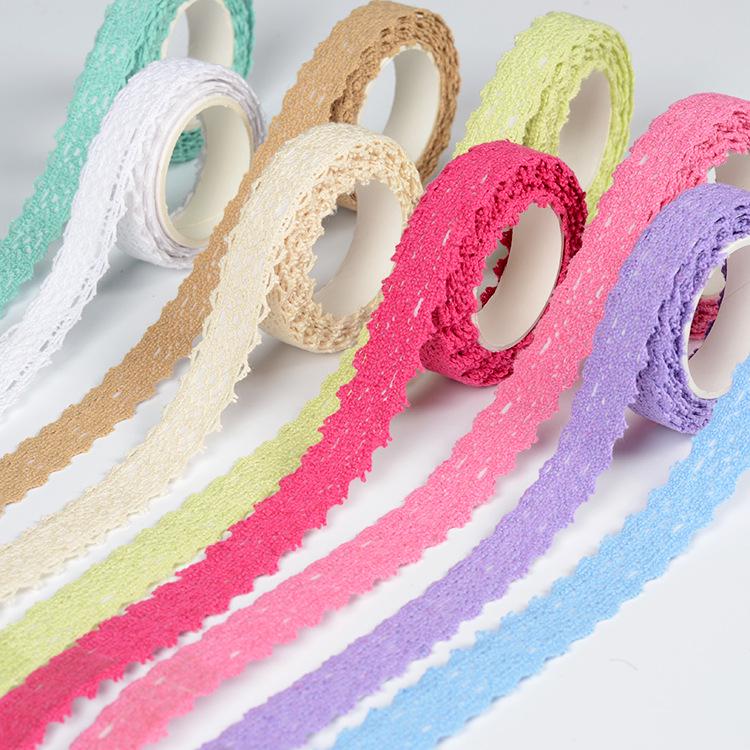 Buy Fabric Lace Tape Lace Cotton Thread Tape Fashion Cute Lace Tape at affordable prices — free