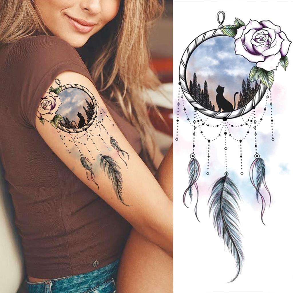 3D Butterfly Temporary Tattoos For Women Men Adult Lotus Rose Tattoo Dream Catcher Fake Sticker Half Sleeve Thigh Tatoos Tiger Günstig Kaufen — Preis, Kostenlose Lieferung, Echte Bewertungen Mit Fotos — Joom 1024_x_1024_jpg