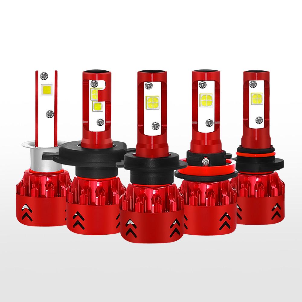 Mini 7 Car Headlights 9600LM LED Headlight Conversion Kit Car Beam Bulb