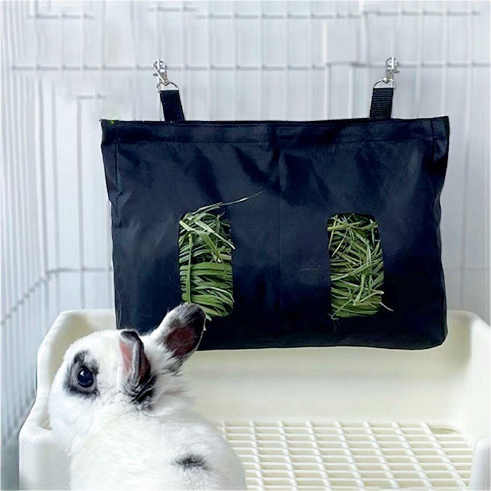 Cheap Pet Accessories Rabbit Hay Bag Hamster Feeding Dispenser Rabbit