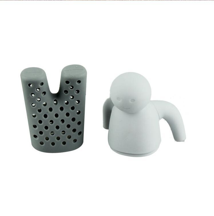 Buy Silicone Mr Tea Infuser Teapot Cute Tea Strainer Coffee &Tea Sets