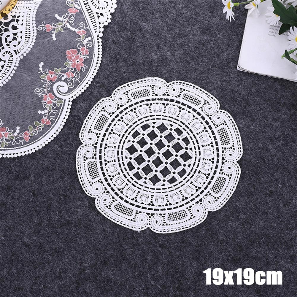Cheap Round Lace Doilies Crochet Round Lace Placemat Napkin Placemat