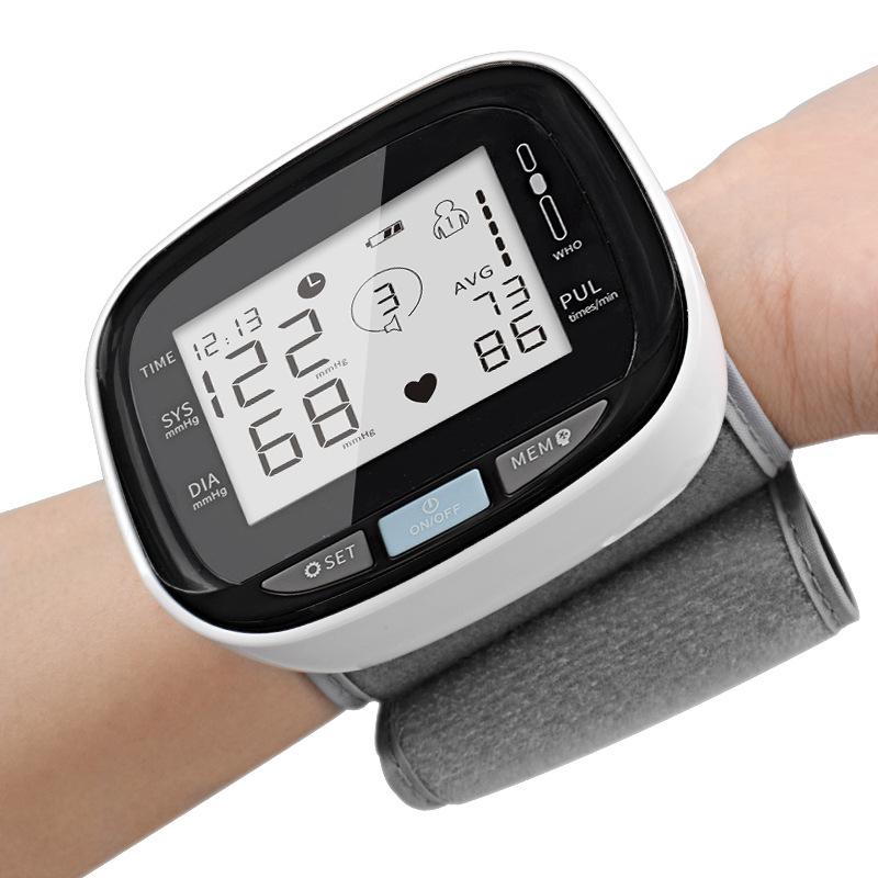 Buy Automatic Intelligent Wrist Electronic Sphygmomanometer, English