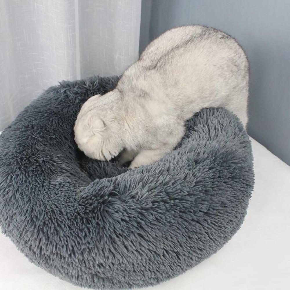 Buy Decdeal Soft Plush Round Pet Bed Cat Soft Bed Cat Bed for Cats Dogs