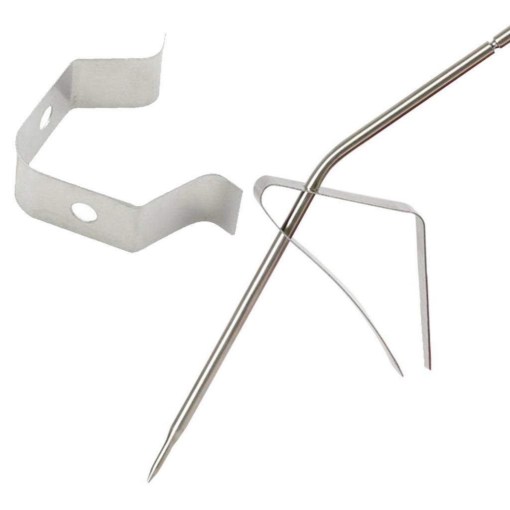 Buy Thermometer Holder Barbecue Probe Temperature Clip for Household