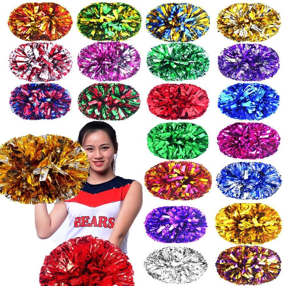 Team Sports Cheerleading 2pcs Cheerleader Pompoms Pom Poms For Cheer