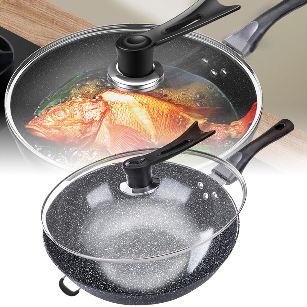 Buy Nonstick Frying Pan Skillet Deep Granite Coating with Lid Maifan