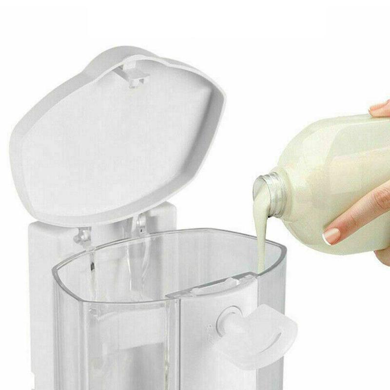 Buy Self Adhesive Soap Dispenser Wall Mounted Manual Soap Holder Bathroom Shower Liquid