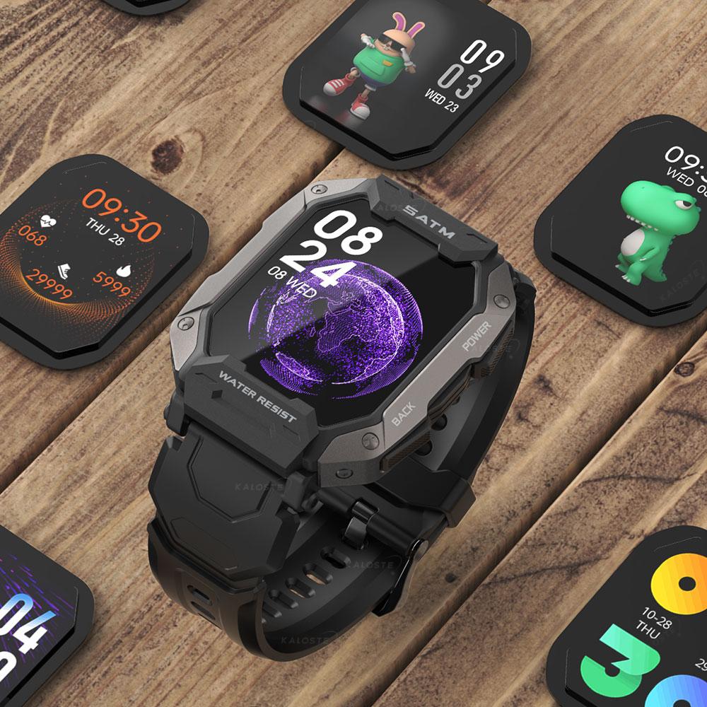 Buy SACOSDING New Smartwatch 2022 Rugged Outdoor Smart Watch Blood