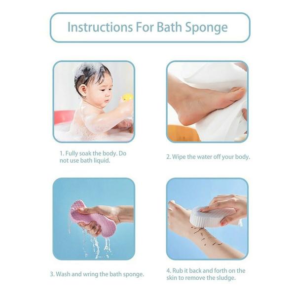 Buy Magic Sponge Children Bath Sponge Body Dead Skin Remover