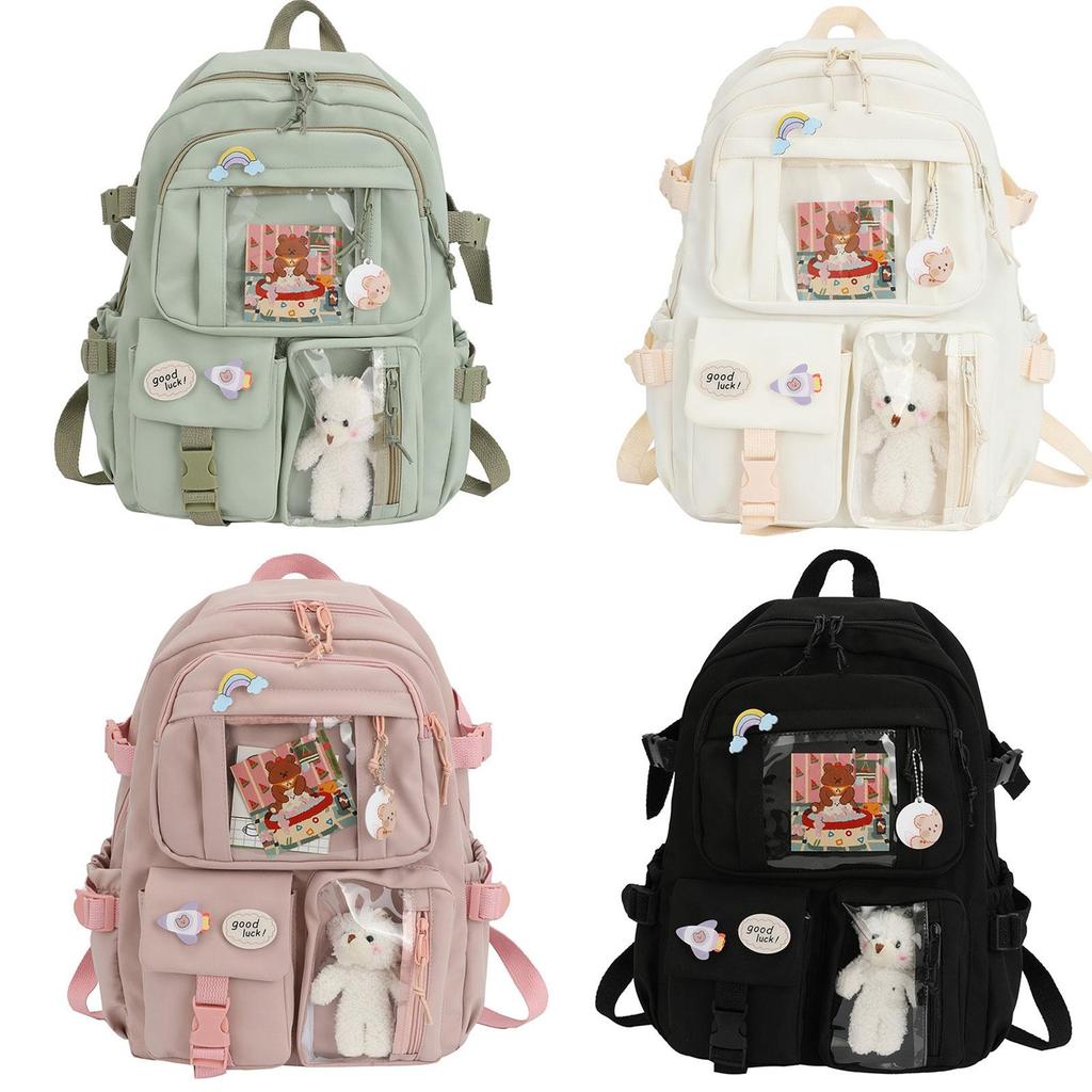 Cheap Kawaii Backpack School Bag for Girls Large Capacity Kawaii