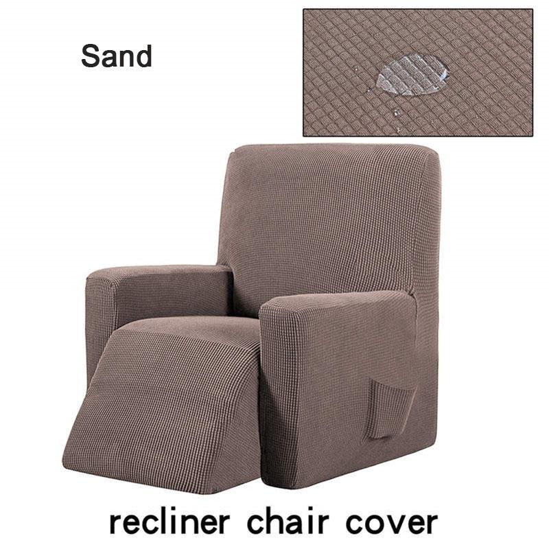 Buy Allinclusive Waterproof Recliner Cover Solid Color Nonslip