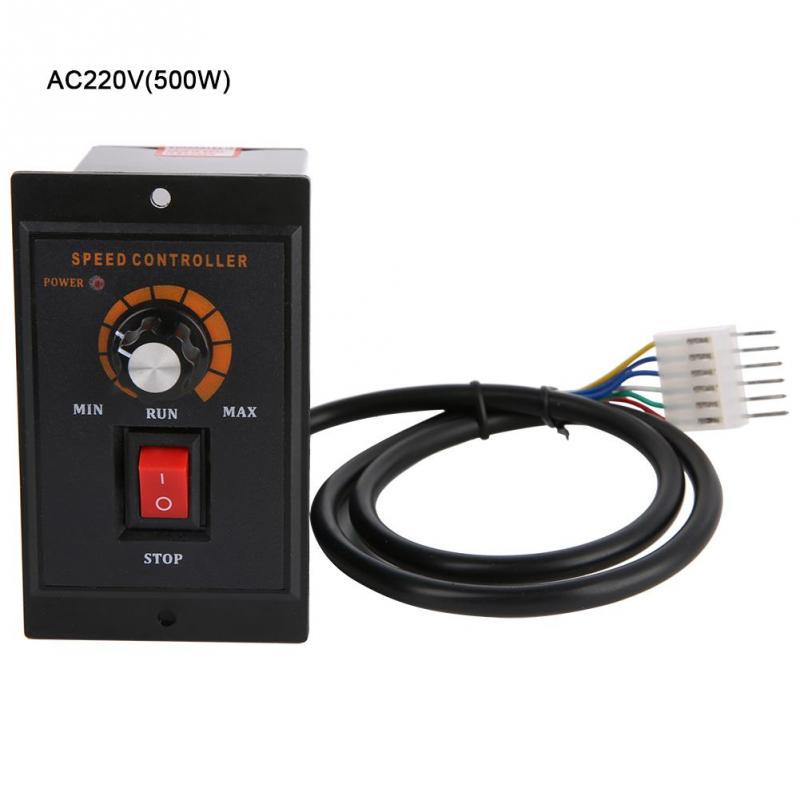 Cheap AC 220V 50/60Hz Single Phase AC Motor Speed Controller Electric Motor Speed Regulator Joom