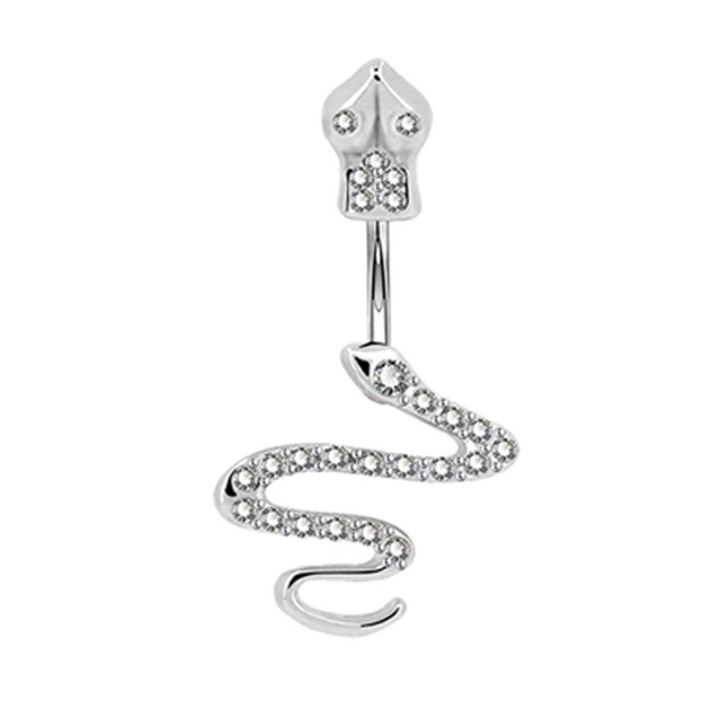 Cheap Piercing Jewelry Crystal CZ 14G 316L Surgical Steel Belly Bar