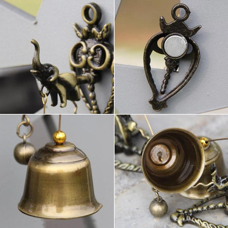 Cheap Vintage Style Animal Doorbells Metal Iron Bells Wind Bells
