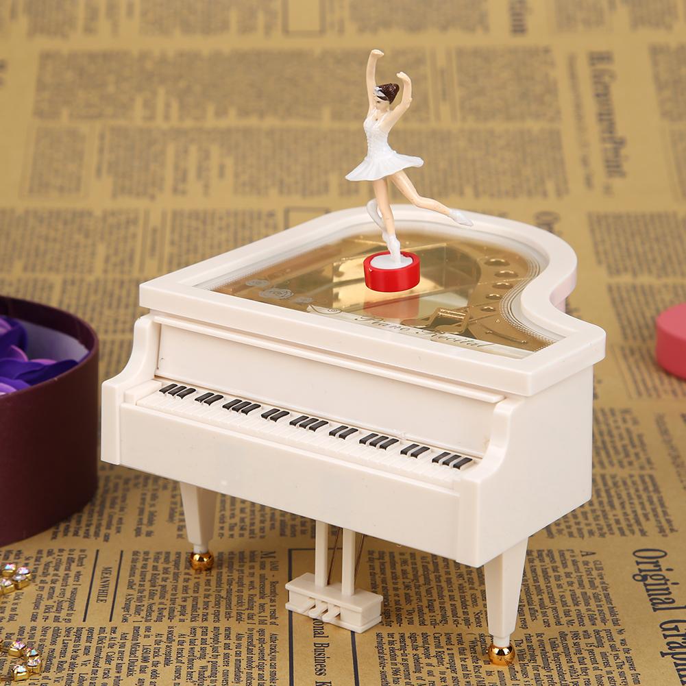 Buy Romantic Piano Model Dancing Ballerina Music Box Clockwork Musical