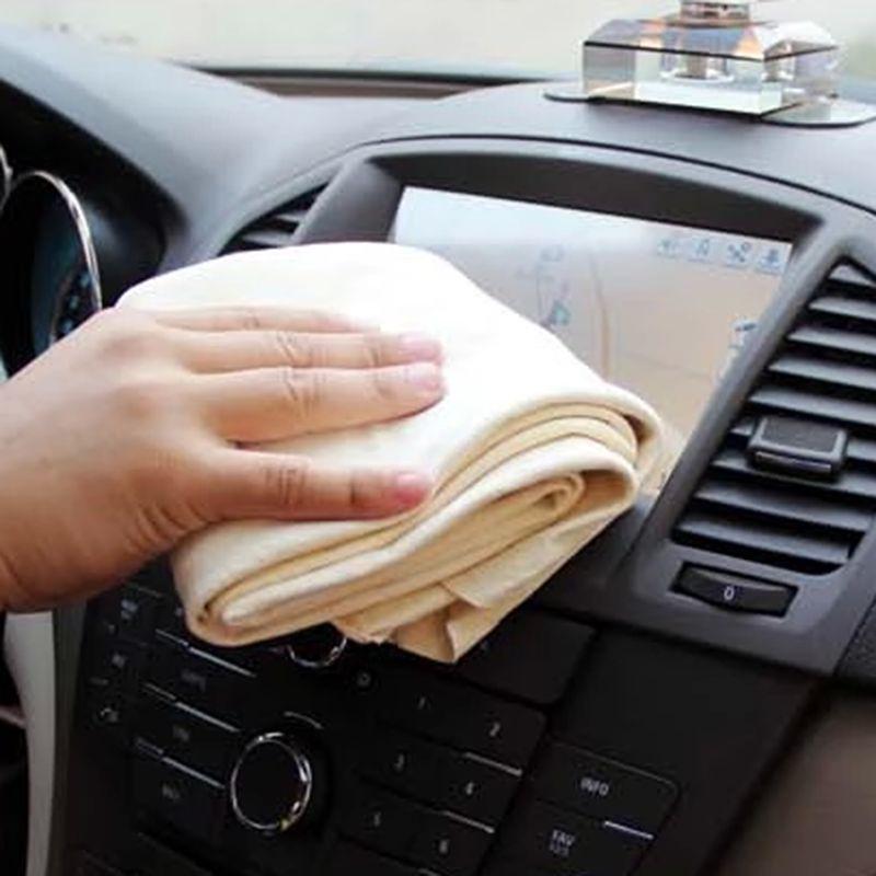 Buy Practical Soft Windows Chamois Leather Quick Dry Wiping Cleaning