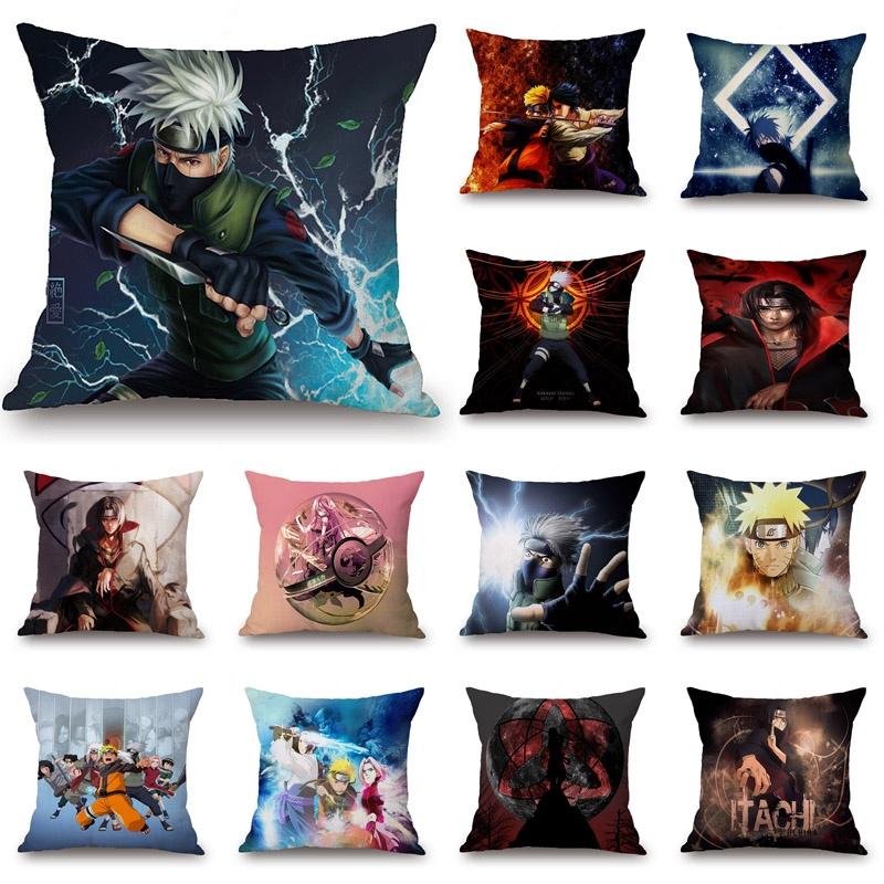 Anime Naruto Pillow Kakashi Pillowcase Bedroom Itachi Uchiha Printed