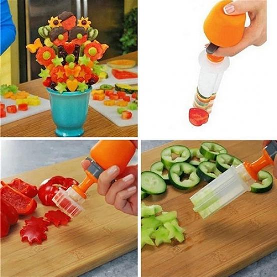 Cheap 6 Shapes Cake Fruit Maker Shaper Food Decorator Cutter Kitchen