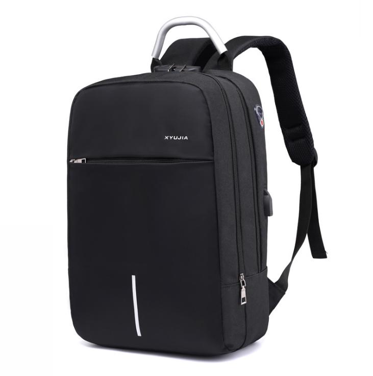 Buy Waterproof 15.6inch Laptop Backpack Combination Lock Anti Theft Men