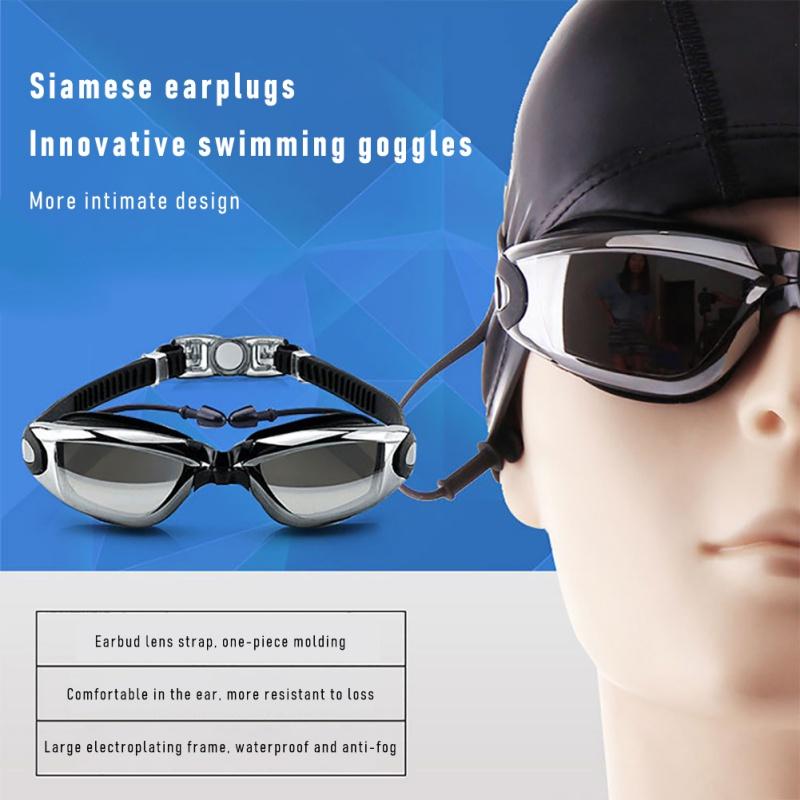 Buy Optical Swimming Goggles Men Women Pool Earplug Professional