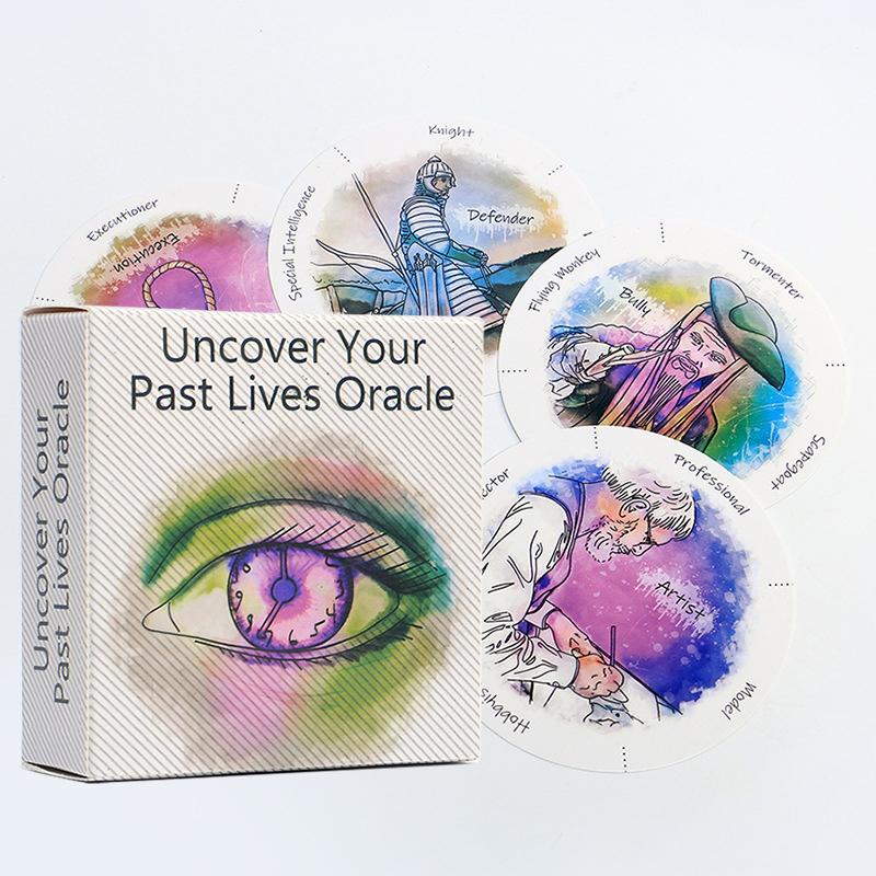 Cheap Uncover Your Past Life Oracle Deck Round Shape 87 Cards With Pdf