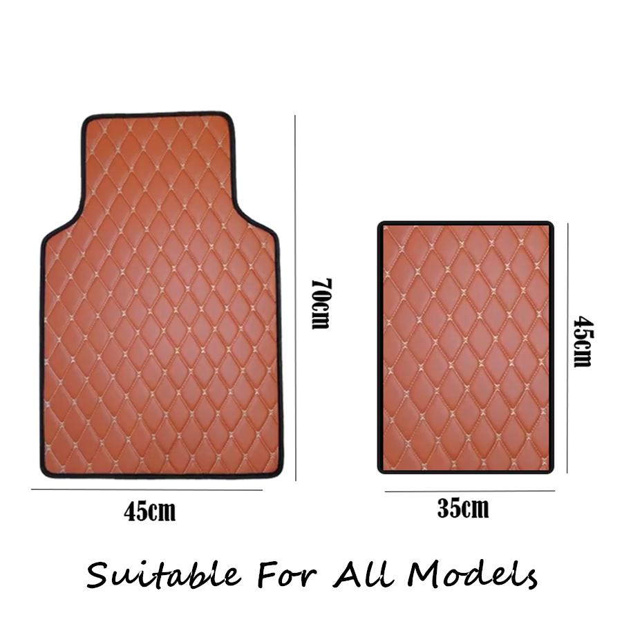 Cheap Universal car floor mats leather for Toyota ALL Models rav4 camry CHR Prado corolla auris