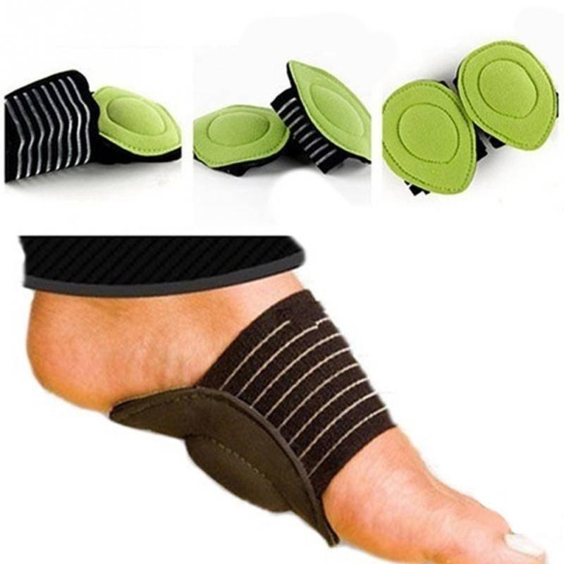 2 Stück Fuß Fersen Schmerzlinderung Plantar Fasziitis Insole Pads Arch