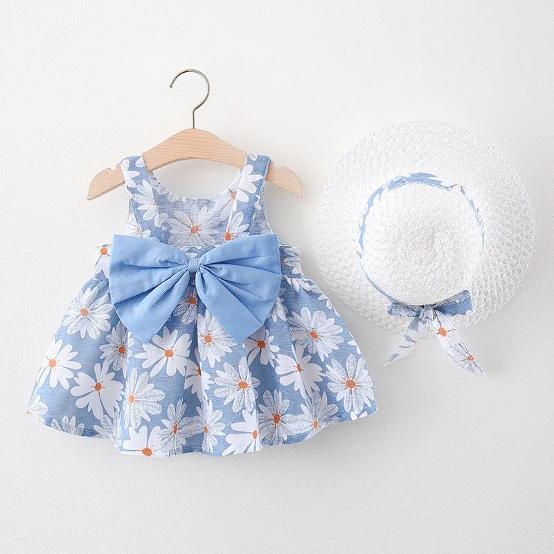 Cheap Daisy Baby Girl Dress Summer Fashion Infant Girl Kid's Dress