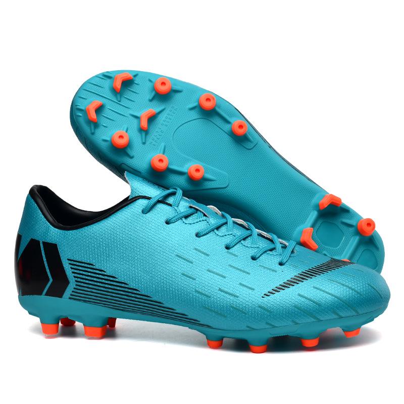 Buy Male Football Soccer Boots Athletic Soccer Shoe Leather Soccer