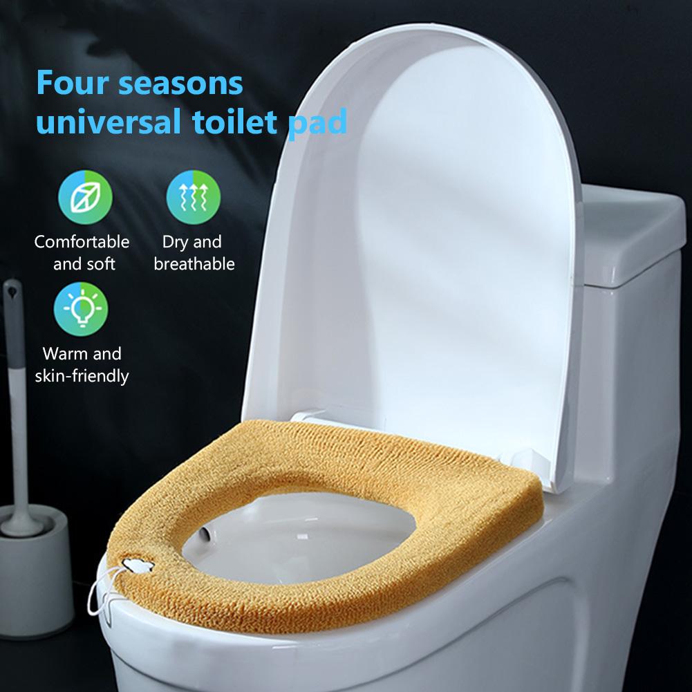 Kaufe Winter Warm Toilet Seat Cover Closestool Mat 1Pcs Washable